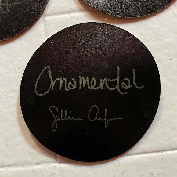 Anthropologie Forest merriment leather coasters - Picture 10 of 11